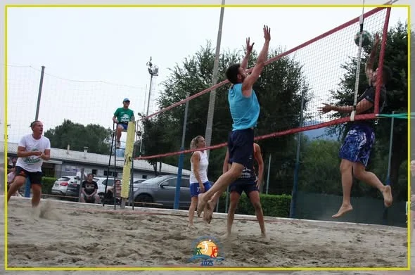 Giocatore a rete al Boccio Azione a rete